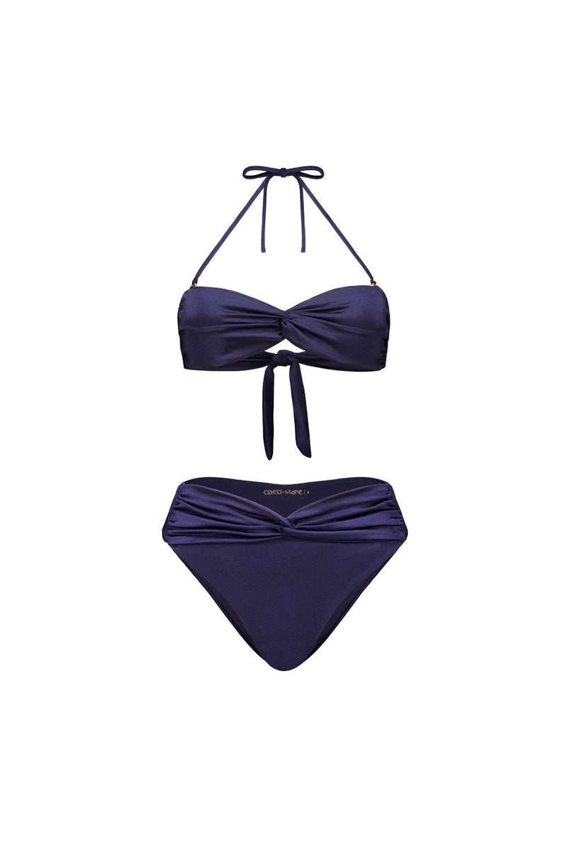 Twisted Bikini High Waisted Top